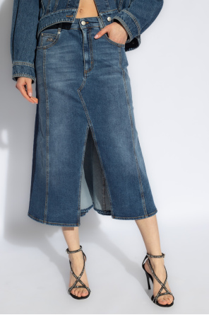 スカート alexander mcqueen SS24 Denim skirt (780574QMACL 4109) alexander mcqueen SS24 Denim skirt (780574QMACL 4109